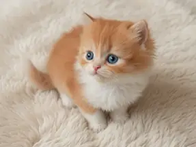 Muhteşem Red Bicolor British Longhair erkek yavru